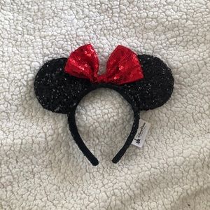 Classic Adult Minnie Mouse Sequin Ear Headband